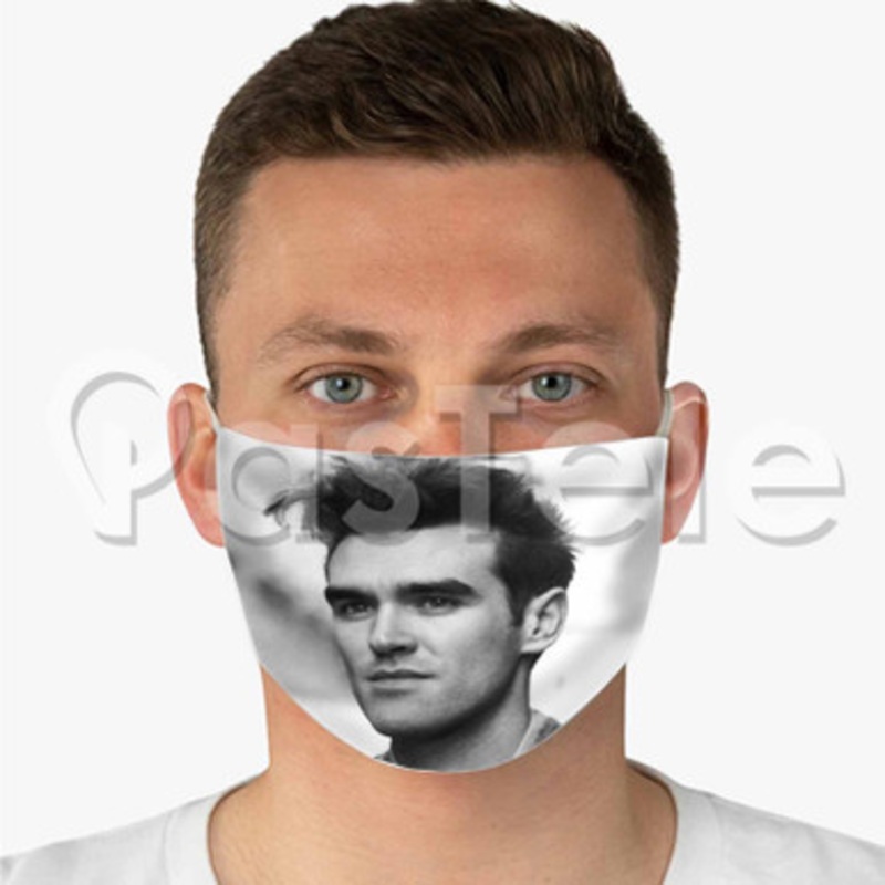 morrissey Custom Fabric Face Mask Polyester Two Layers Cloth Washable