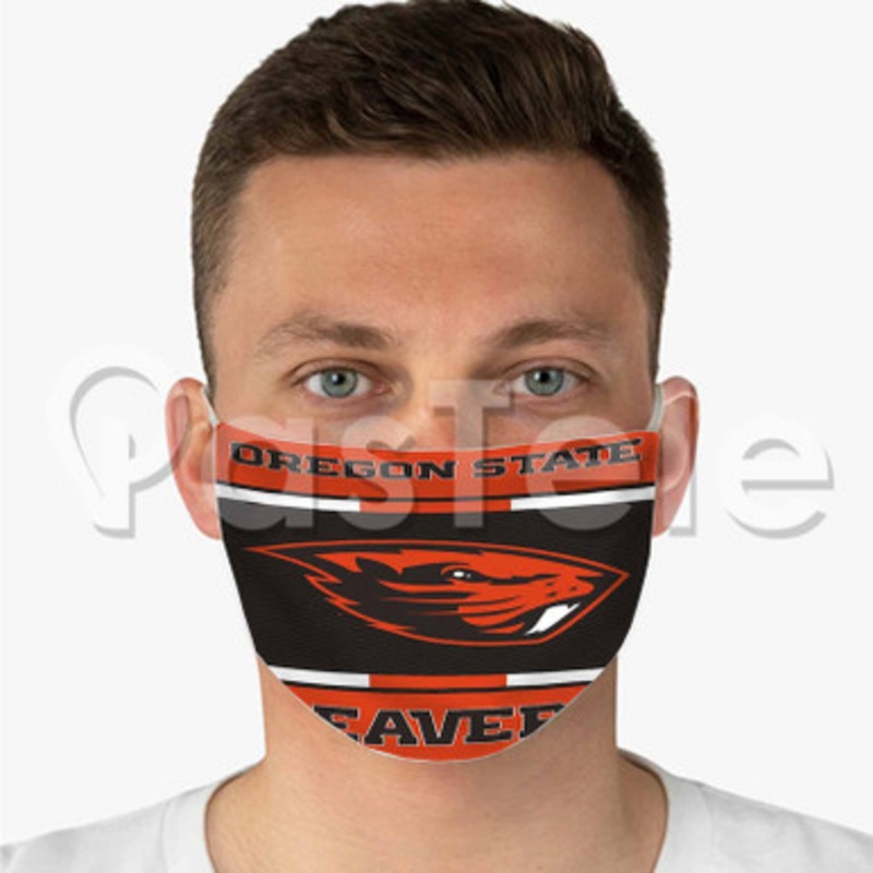 Oregon State University Custom Fabric Face Mask Polyester Two Layers Cloth Washable