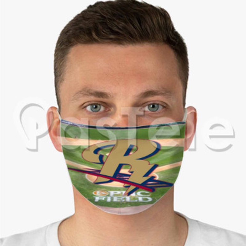 Scranton Wilkes Barre Rail Riders Custom Fabric Face Mask Polyester Two Layers Cloth Washable