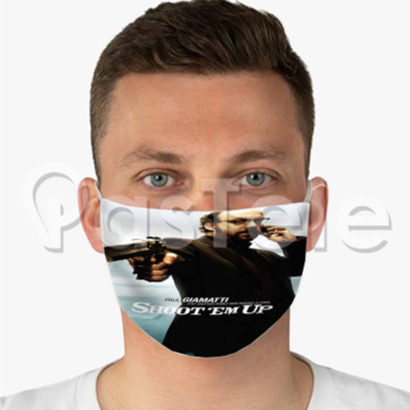Shoot em Up Custom Fabric Face Mask Polyester Two Layers Cloth Washable