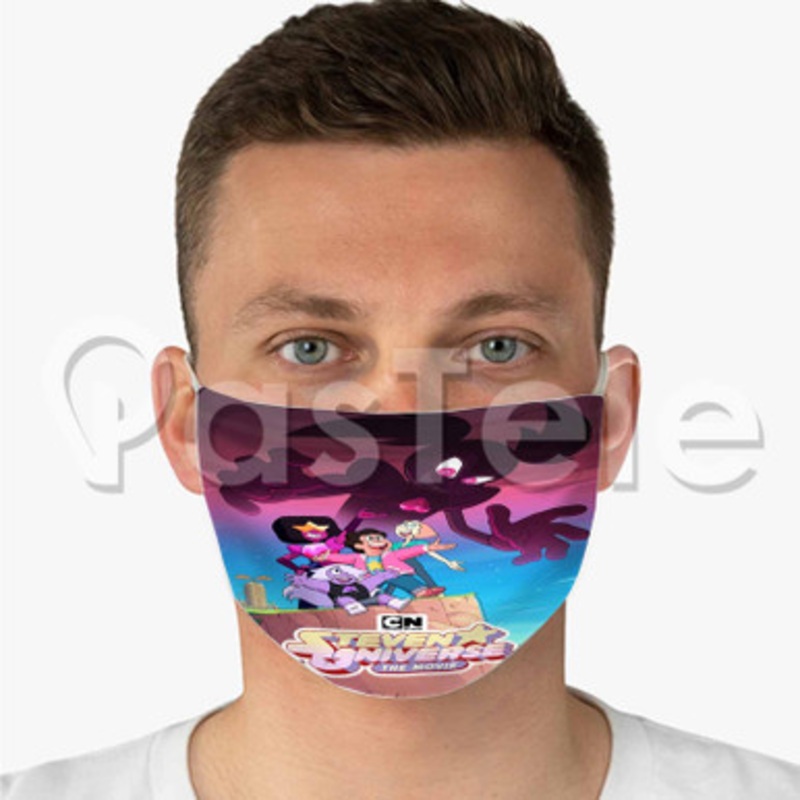 Steven Universe The Movie Custom Fabric Face Mask Polyester Two Layers Cloth Washable