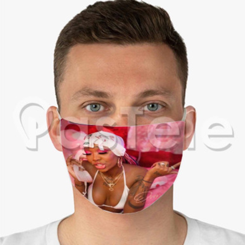 Summer Walker I ll Kill You Custom Fabric Face Mask Polyester Two Layers Cloth Washable