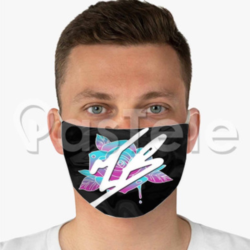 tanner braungardt 2 Custom Fabric Face Mask Polyester Two Layers Cloth Washable