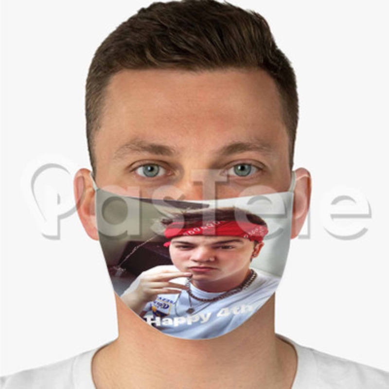 Taylor Caniff Custom Art Fabric Face Mask Polyester Two Layers Cloth Washable