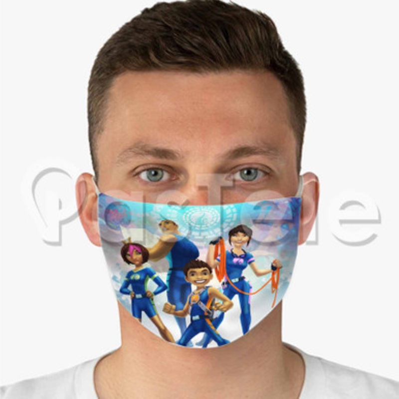 The Deep Custom Fabric Face Mask Polyester Two Layers Cloth Washable
