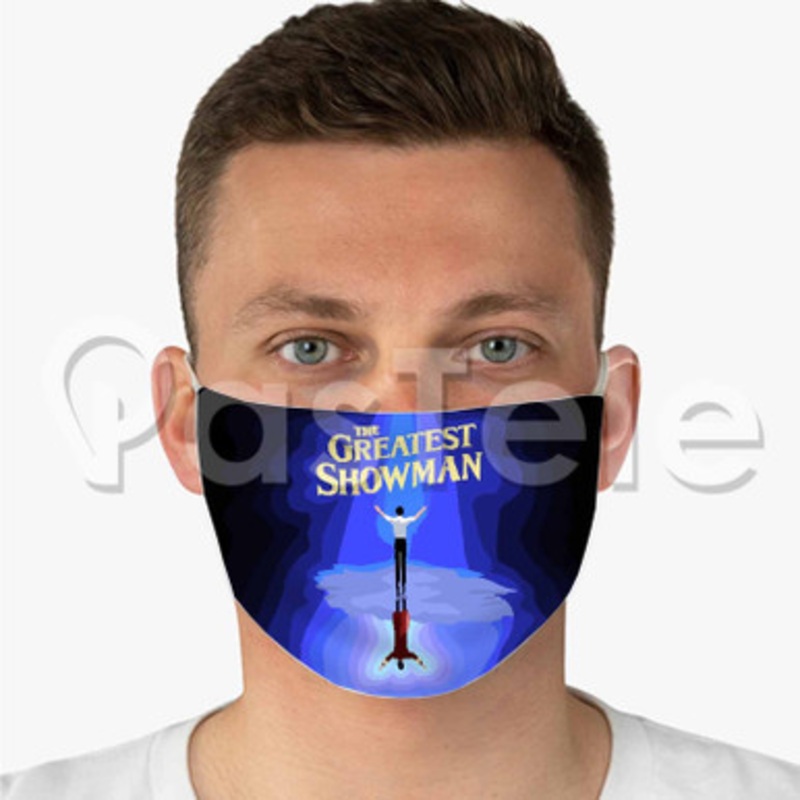 The Greatest Showman Custom Fabric Face Mask Polyester Two Layers Cloth Washable