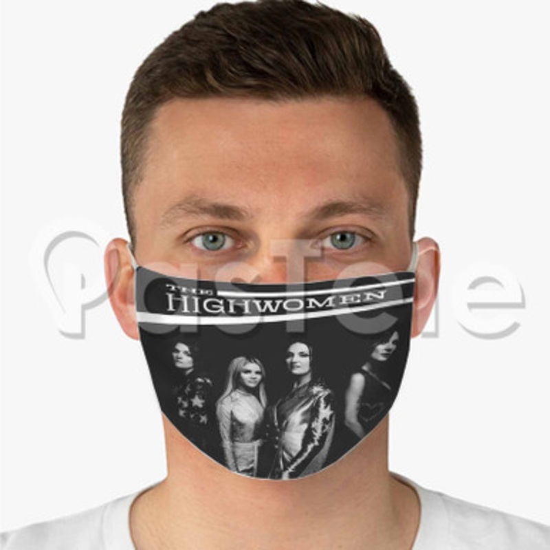 The Highwomen The Highwomen Custom Fabric Face Mask Polyester Two Layers Cloth Washable