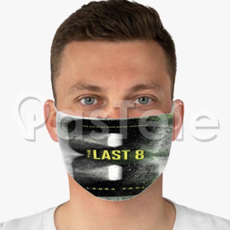 The Last 8 Custom Fabric Face Mask Polyester Two Layers Cloth Washable