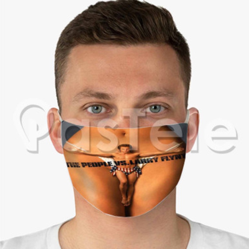 The People vs Larry Flynt Custom Fabric Face Mask Polyester Two Layers Cloth Washable