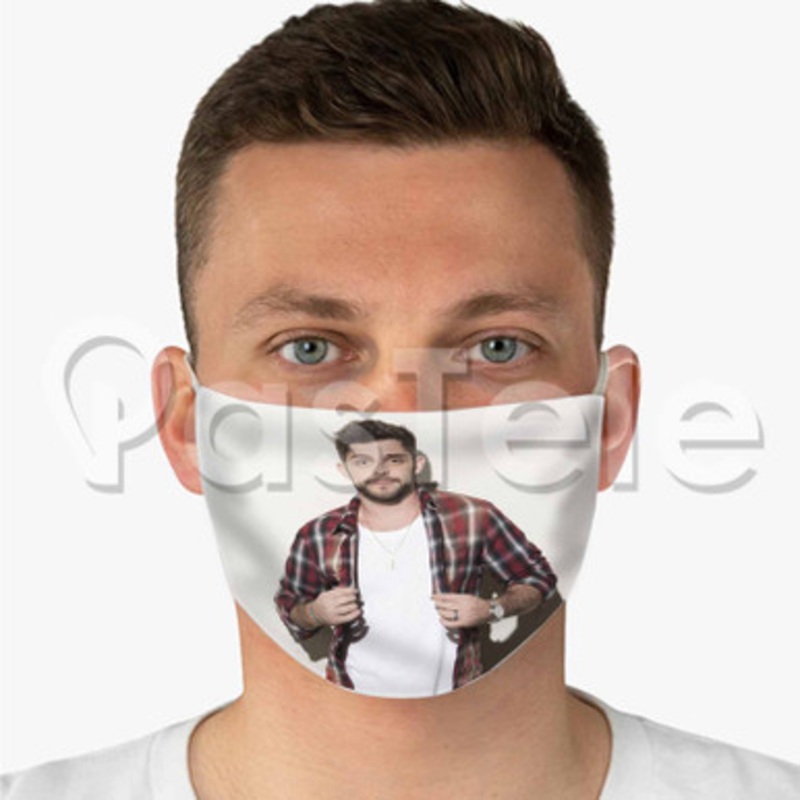 thomas rhett Custom Fabric Face Mask Polyester Two Layers Cloth Washable
