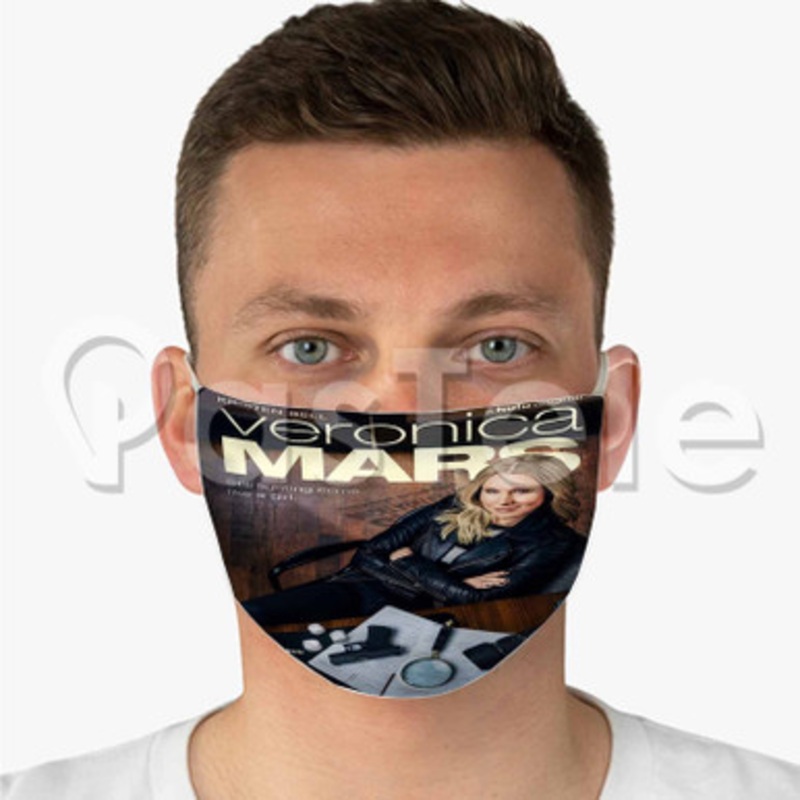 Veronica Mars Custom Fabric Face Mask Polyester Two Layers Cloth Washable