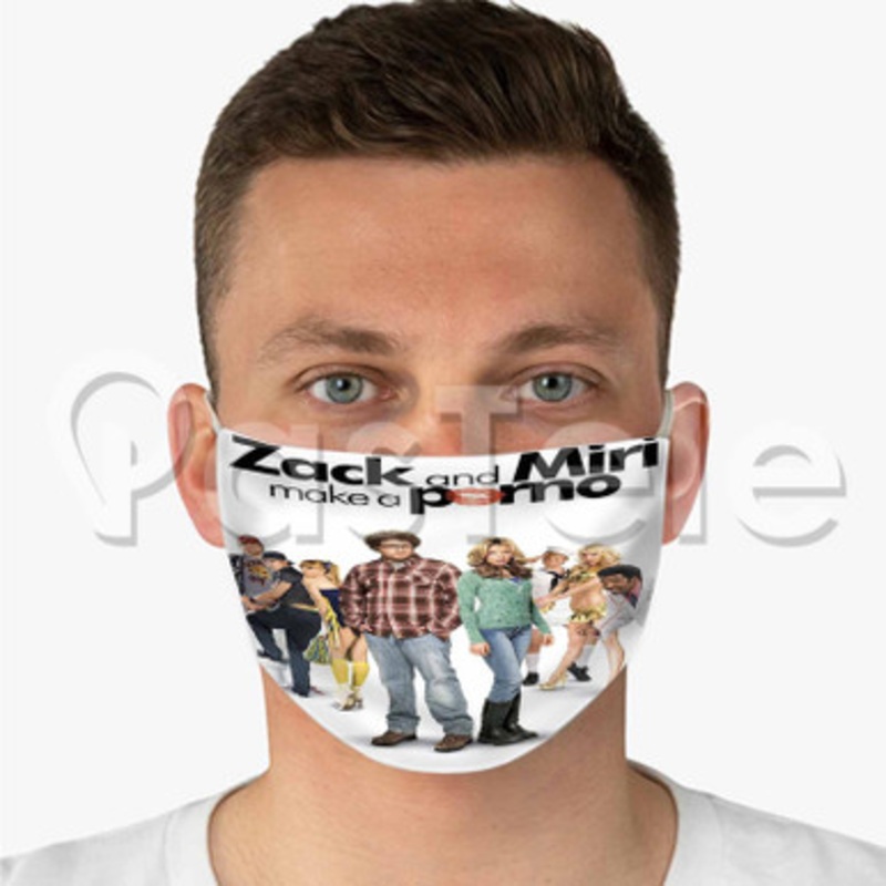 Zack and Miri Make a Porn Custom Fabric Face Mask Polyester Two Layers Cloth Washable