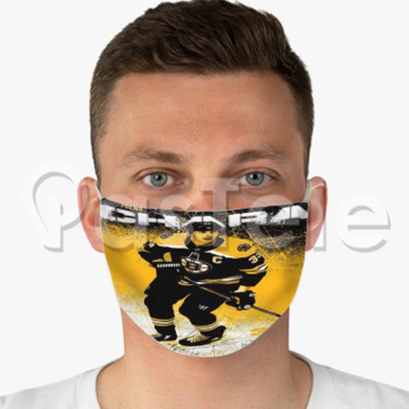 Zdeno Ch ra NHL Boston Bruins Custom Fabric Face Mask Polyester Two Layers Cloth Washable