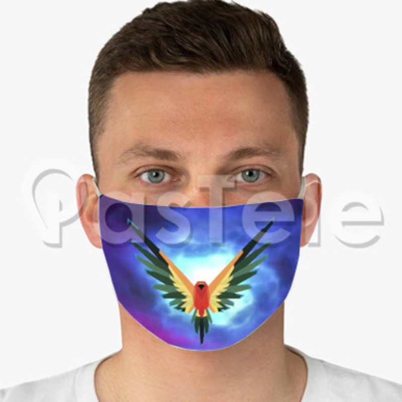 logan paul nebula Custom Fabric Face Mask Polyester Two Layers Cloth Washable