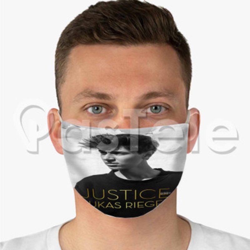 Lukas Rieger Custom Fabric Face Mask Polyester Two Layers Cloth Washable