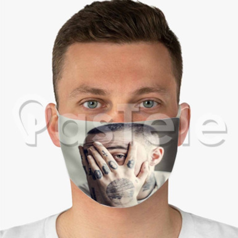 mac miller Custom Art Fabric Face Mask Polyester Two Layers Cloth Washable