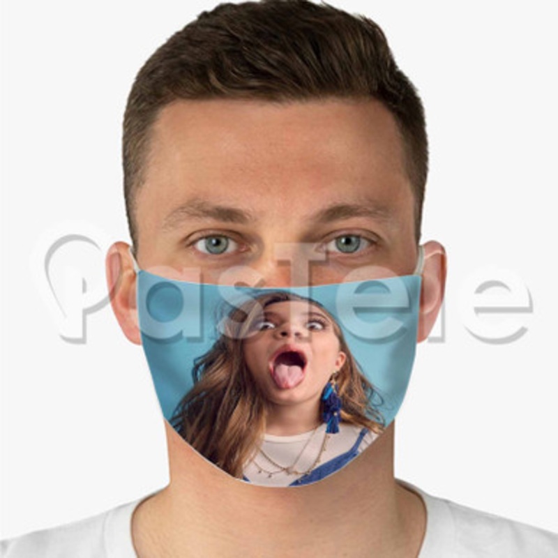 Mackenzie Ziegler Custom Fabric Face Mask Polyester Two Layers Cloth Washable