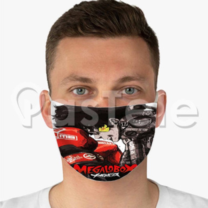 Megalobox Custom Fabric Face Mask Polyester Two Layers Cloth Washable