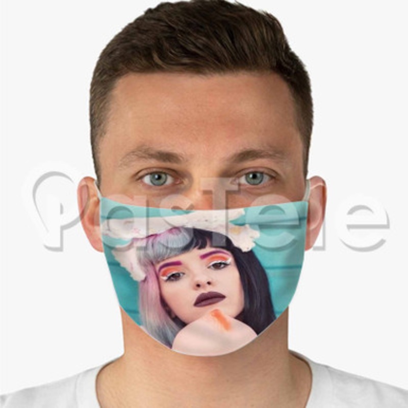 melanie martinez Custom Fabric Face Mask Polyester Two Layers Cloth Washable