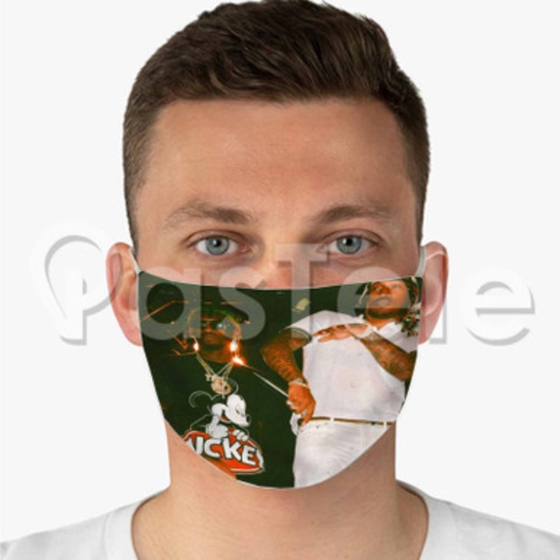 Oh Yeah Future Feat Offset Custom Fabric Face Mask Polyester Two Layers Cloth Washable