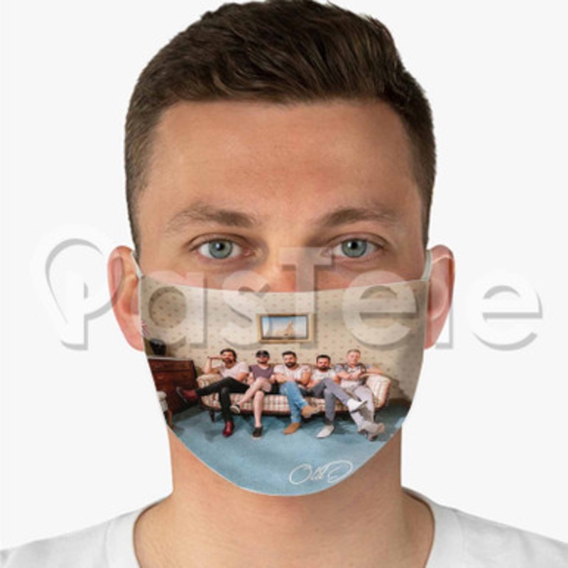 Old Dominion Custom Fabric Face Mask Polyester Two Layers Cloth Washable