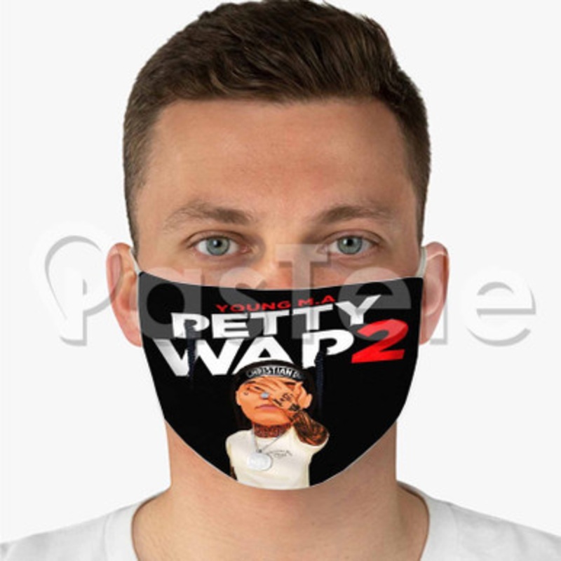 Petty Wap 2 Young MA Custom Fabric Face Mask Polyester Two Layers Cloth Washable