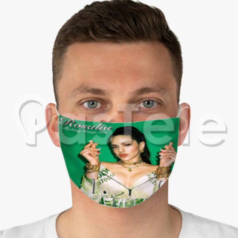 Rosal a Milion ria Custom Fabric Face Mask Polyester Two Layers Cloth Washable
