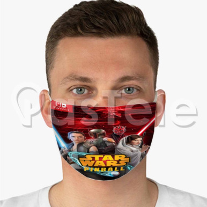 Star Wars Pinball Custom Fabric Face Mask Polyester Two Layers Cloth Washable