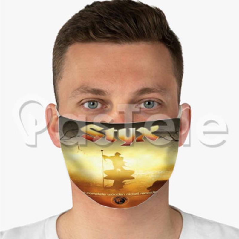 Styx Custom Fabric Face Mask Polyester Two Layers Cloth Washable