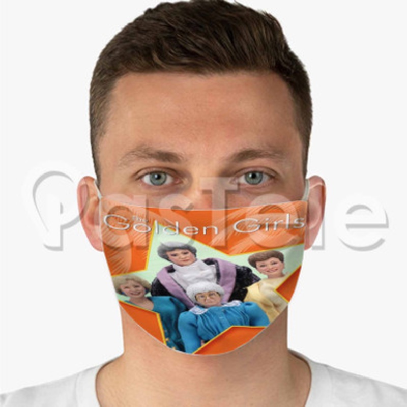 The Golden Girls Custom Fabric Face Mask Polyester Two Layers Cloth Washable