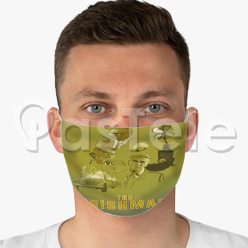 the irishman Custom Fabric Face Mask Polyester Two Layers Cloth Washable