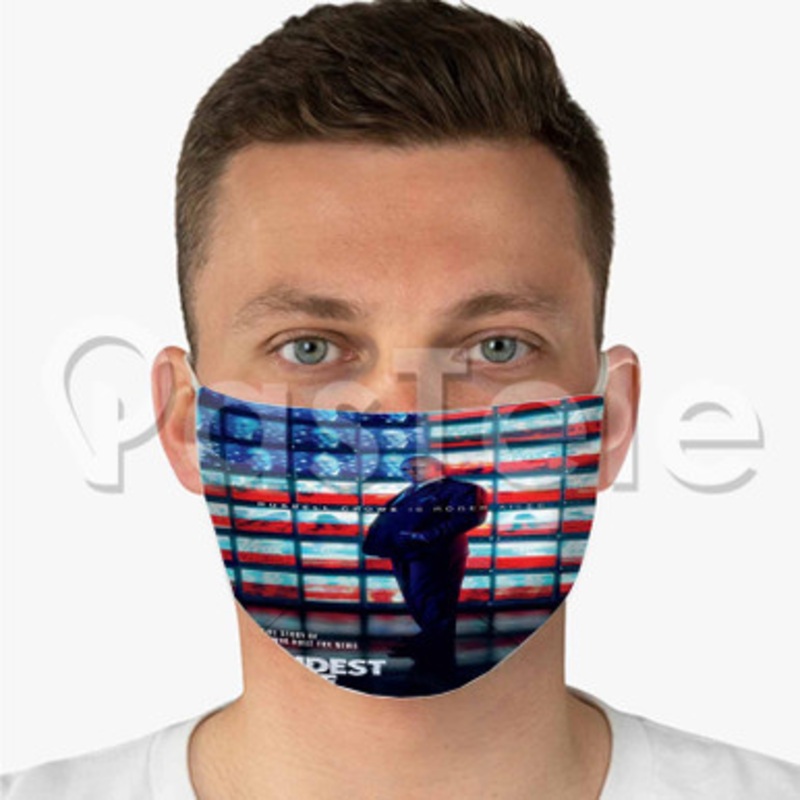 The Loudest Voice Custom Fabric Face Mask Polyester Two Layers Cloth Washable