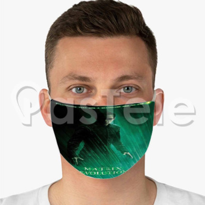 The Matrix Revolutions Custom Fabric Face Mask Polyester Two Layers Cloth Washable