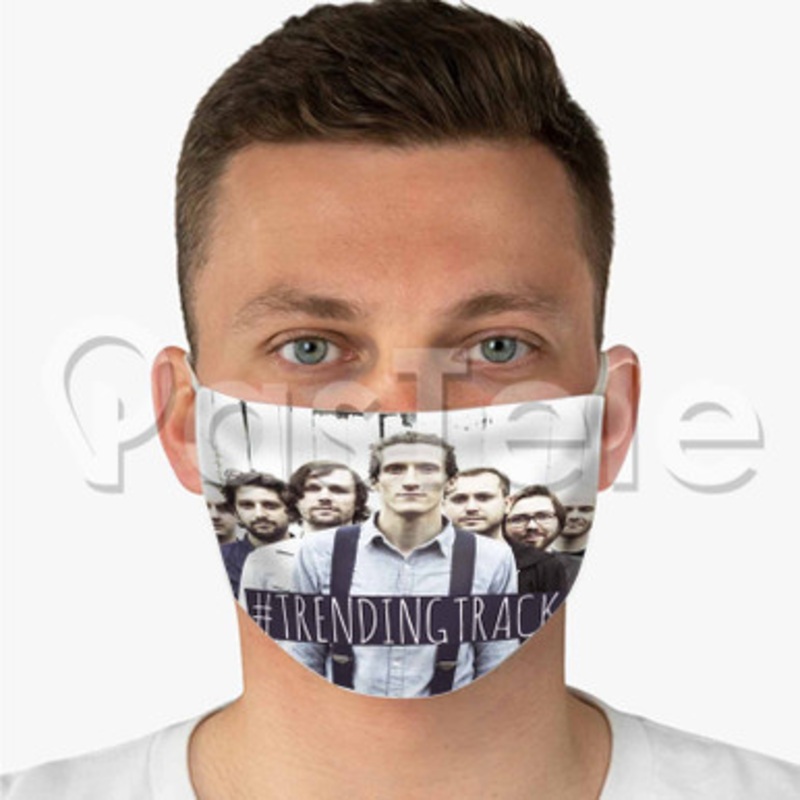 The Revivalists Custom Fabric Face Mask Polyester Two Layers Cloth Washable