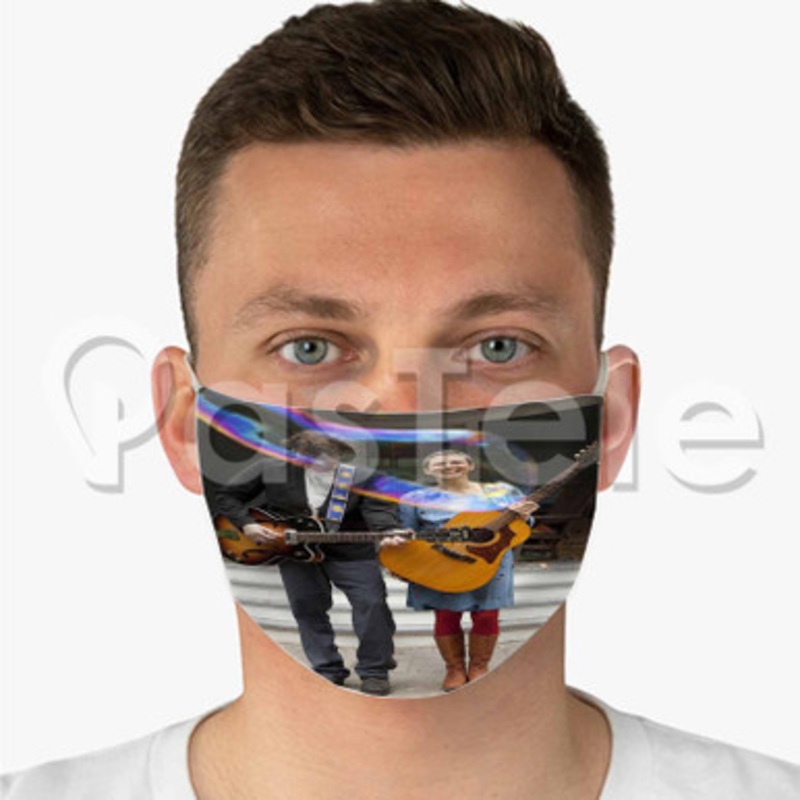 The Weepies Custom Fabric Face Mask Polyester Two Layers Cloth Washable