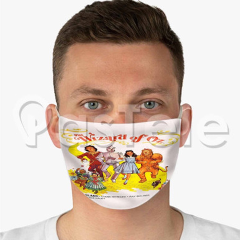 The Wizard of Oz Custom Fabric Face Mask Polyester Two Layers Cloth Washable