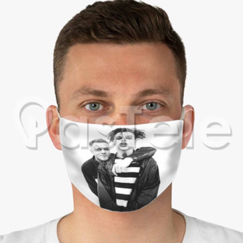 YUNGBLUD original me Custom Fabric Face Mask Polyester Two Layers Cloth Washable