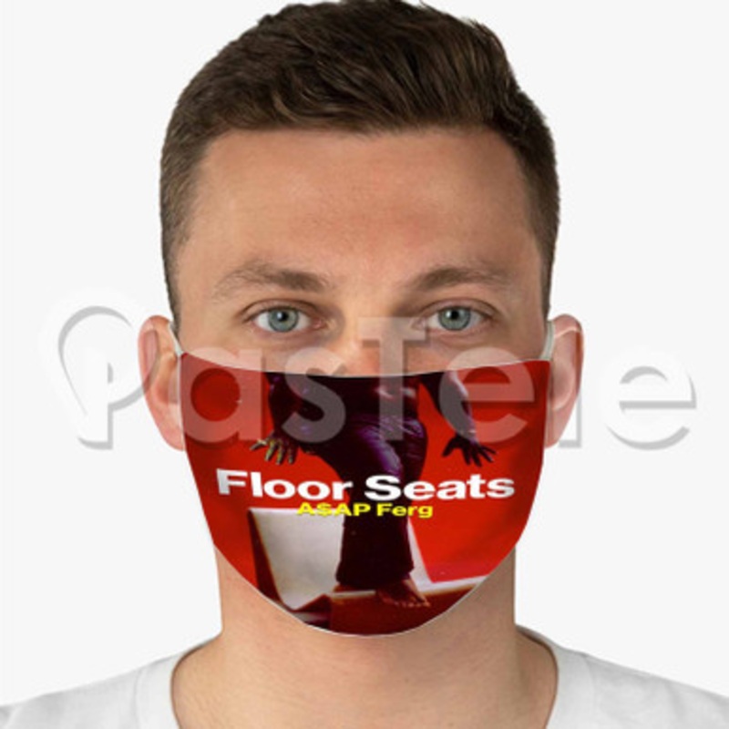 A AP Ferg Floor Seats Custom Fabric Face Custom Fabric Face Mask Polyester Two Layers Cloth