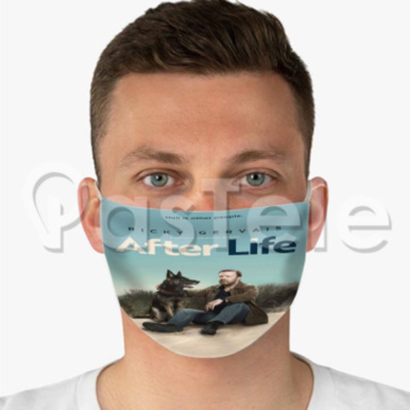 After Life Custom Fabric Face Custom Fabric Face Mask Polyester Two Layers Cloth