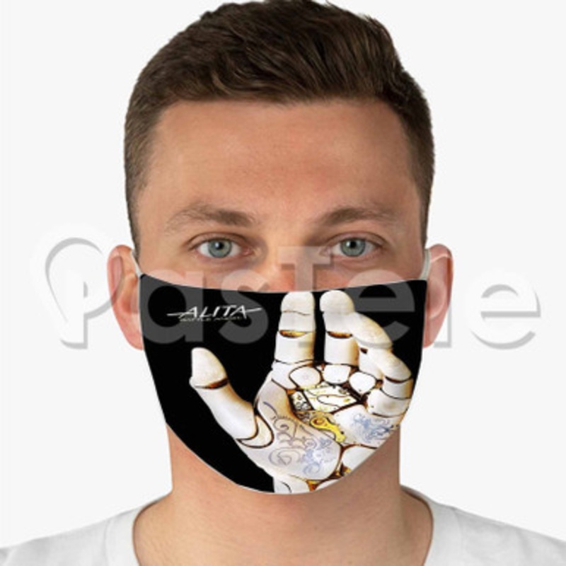 Alita Battle Angel Steelbook Custom Fabric Face Custom Fabric Face Mask Polyester Two Layers Cloth