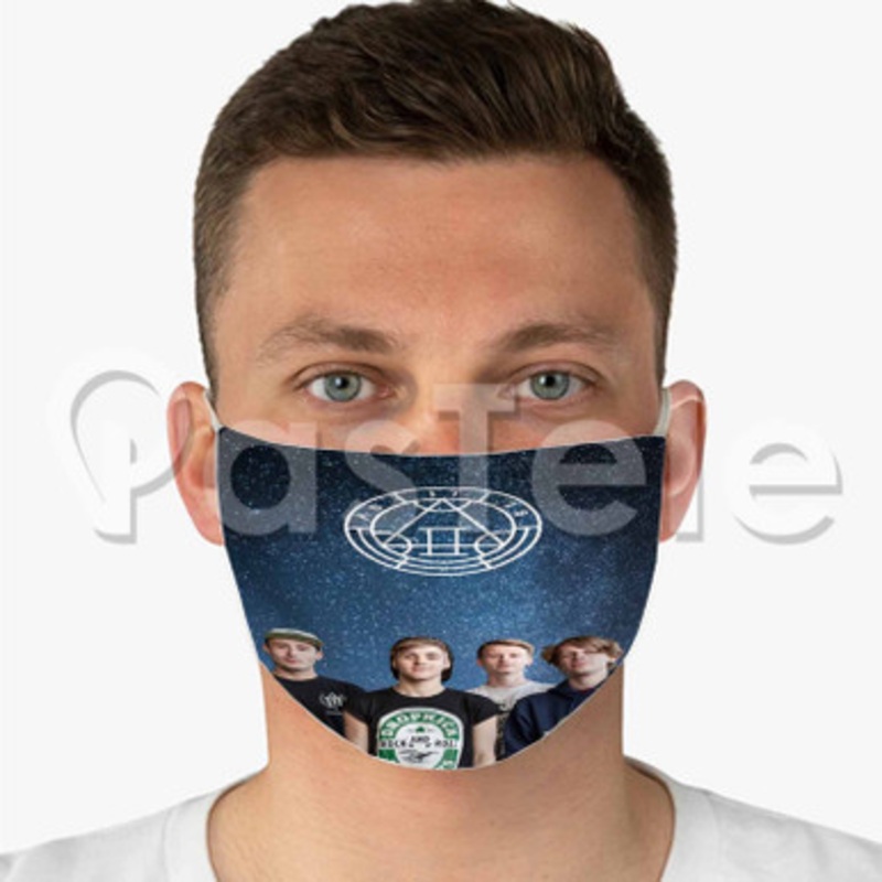 As It Is Band Custom Fabric Face Custom Fabric Face Mask Polyester Two Layers Cloth