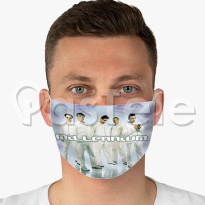Backstreet Boys Millennium Custom Fabric Face Custom Fabric Face Mask Polyester Two Layers Cloth