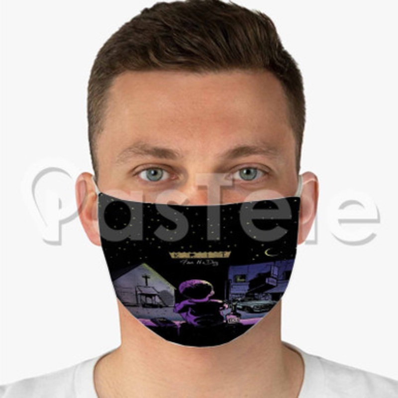 Big KRIT Custom Fabric Face Custom Fabric Face Mask Polyester Two Layers Cloth