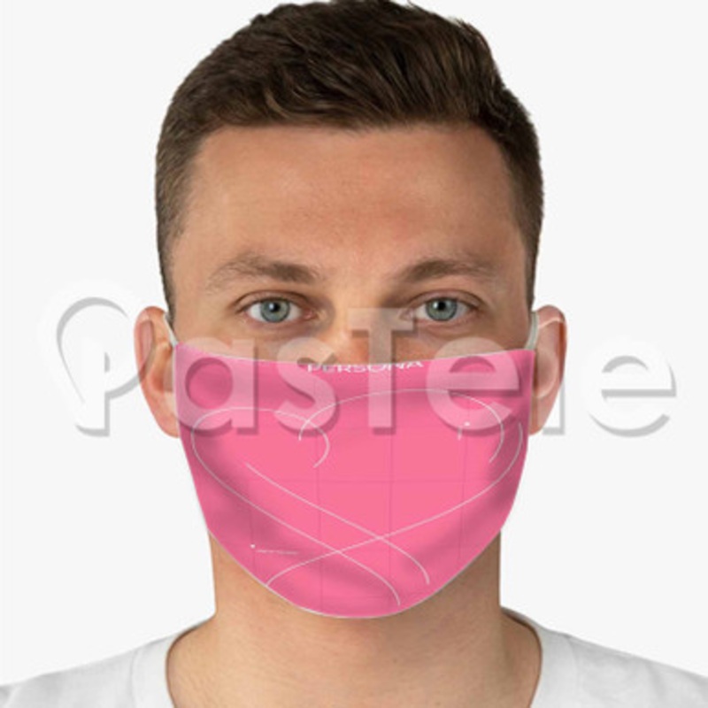 BTS Map Of The Soul PERSONA Custom Fabric Face Custom Fabric Face Mask Polyester Two Layers Cloth