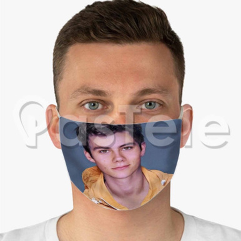 Dylan O brien Custom Fabric Face Custom Fabric Face Mask Polyester Two Layers Cloth