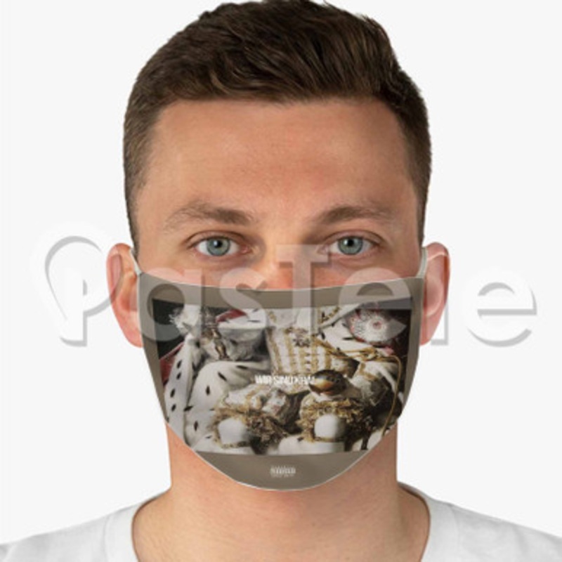Ezhel Ufo361 Wir sind Kral Custom Fabric Face Custom Fabric Face Mask Polyester Two Layers Cloth