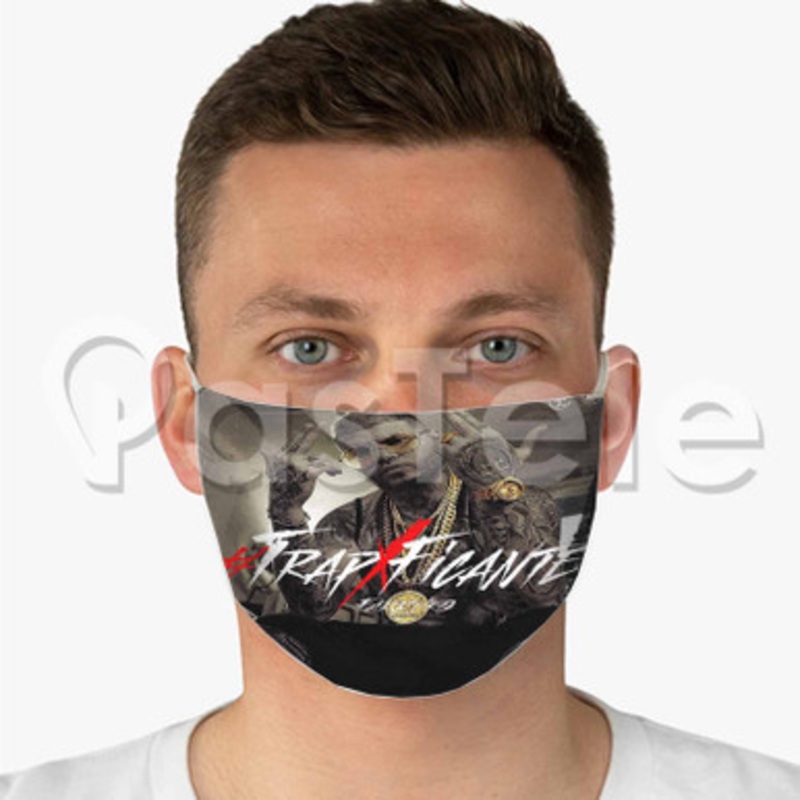 Farruko Custom Fabric Face Custom Fabric Face Mask Polyester Two Layers Cloth