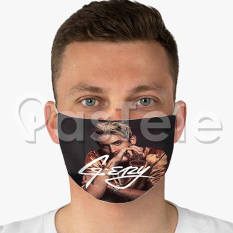G Eazy Custom Fabric Face Custom Fabric Face Mask Polyester Two Layers Cloth