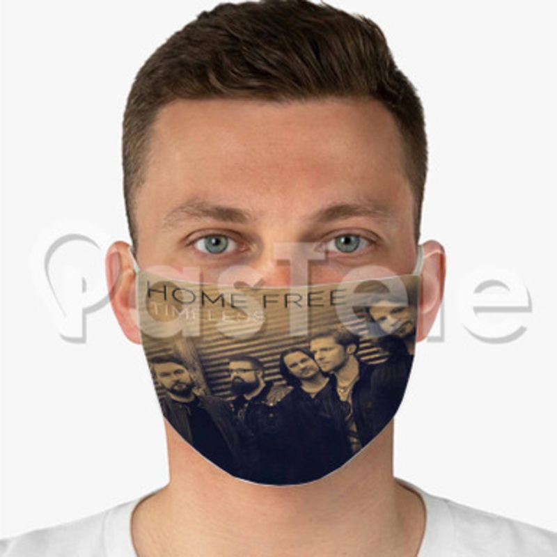 Home Free Custom Fabric Face Custom Fabric Face Mask Polyester Two Layers Cloth