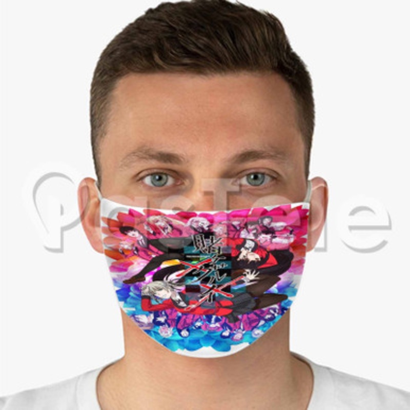 Kakegurui Season 2 Custom Fabric Face Custom Fabric Face Mask Polyester Two Layers Cloth